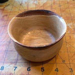 Hand crafted White Oak Potpourri bowl